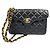 Borsa a tracolla Chanel Matelassé 18 Nero