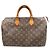 Borsa a mano Louis Vuitton Speedy 35 Boston Marrone - vista 2