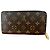 Portafoglio Zippy Monogram Louis Vuitton Marrone - vista 2