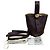 Borsa a secchiello Loewe Pebble Mini - Dark Brown Marrone scuro - vista 10