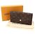 Louis Vuitton Monogram Portefeuille Sarah Long Wallet Braun Rot Monogramm - Ansicht 2