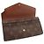 Louis Vuitton Monogram Portefeuille Sarah Bi-fold Long Wallet Braun Monogramm - Ansicht 6