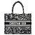 Christian Dior Book Tote Medium Handtasche Schwarz Weiß