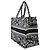 Christian Dior Book Tote Medium Handtasche Schwarz Weiß - Ansicht 3