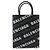 Balenciaga BB Monogram Large Handtasche Schwarz Weiß - Ansicht 2