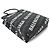 Balenciaga BB Monogram Large Handtasche Schwarz Weiß - Ansicht 4