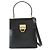 Borsa 2-Way Salvatore Ferragamo Gancini Nero - vista 2