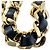 Cinto de corrente Chanel Coco Mark Preto Dourado - vista 5
