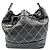 Chanel Wild Stitch Schultertasche Schwarz - Ansicht 3