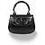 Gucci Bamboo 1947 Top Handle Leather Mini Nero