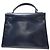 Hermès Hermes Kelly Blue Box Calf with Gold Hardware 28 Blu navy - vista 2