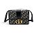 Christian Dior 30 Montaigne Flap Oblique Canvas Blu