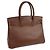 Hermès Hermes Birkin Brown Courchevel con Gold Hardware 30 Castaño - vista 2