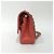 Chanel Classic Double Flap Chevron Lambskin Medium Rosso - vista 3