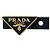 Prada Logo Emaille Metall-Stecker Ohrringe - Ansicht 5