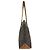 Borsa Cabas Alto Monogram Louis Vuitton Marrone - vista 3