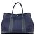 Hermès Hermes Garden Party PM Tote Bag Marineblau