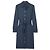 Theory Abito camicia in seta blu navy Blu scuro