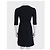 Timeless Chanel schwarzes Kleid mit Gürtel aus 100% Cashmere - FR 36 / S gebraucht - Ansicht 3