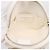 Clutch Rotonda Chanel Camellia con Catena in Pelle d'Agnello Bianco - vista 5