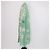Abito maxi Biyan in mesh verde con ricami floreali - vista 2