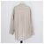 Autre Marque 12 Storeez Leinenhemd, grau-beige gestreift - Ansicht 3