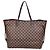 Borsa Louis Vuitton Neverfull GM in canvas Damier Ebene Marrone