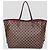 Borsa Louis Vuitton Neverfull GM in canvas Damier Ebene Marrone - vista 3