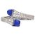 Autre Marque Marli Cleo Wrap Ring aus 18K Weißgold, Lapislazuli und Diamanten, Größe 6.5 US Golden
