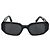 Prada Black Symbole Rectangular Sunglasses