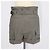 Bermudas Cargo con Cinturón de Mezcla de Algodón Gris Brunello Cucinelli - vista 3