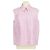 Camicia senza maniche Chanel in seta rosa a pois