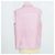 Camicia senza maniche Chanel in seta rosa a pois - vista 3