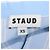 Staud Midi-Kleid aus Baumwolle, hellblau/weiß gestreift, mit Front-Reißverschluss und Bindegürtel - Ansicht 5