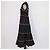 Autre Marque Vestido largo Celia B Black Blend Cotton Baba Voyager Negro - vista 2