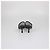 Autre Marque Mules Senso Black Mesh Crystal Pam Nero - vista 5