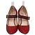 Décolleté Mary Jane Silvie in pelle rossa con Web Gucci Rosso