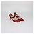 Décolleté Mary Jane Silvie in pelle rossa con Web Gucci Rosso - vista 2