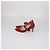 Décolleté Mary Jane Silvie in pelle rossa con Web Gucci Rosso - vista 4