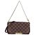 Borsa Louis Vuitton Favorite PM in canvas Damier Ebene Marrone