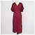 Hermès Vestido Caftán Largo Hermes Lie De Vin Viscose Chaine d'Ancre Burdeos - vista 3