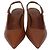 Hermès Hermes Gold Leather Lover 40 Slingback Pumps Golden