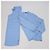 Set Camicia a Maniche Lunghe e Pantaloni Gucci in Misto Seta Blu con Perline di Cristallo - vista 2