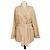 Robe com cinto Roxanne Loro Piana em seda castanha com bolinhas Marrom