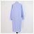 Abito camicia Chihiro in cotone a righe blu The Row - vista 3