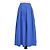 Boutique Moschino Blue Cotton Pleated Maxi Skirt
