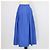 Boutique Moschino Blue Cotton Pleated Maxi Skirt - view 3