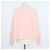 Autre Marque The Frankie Shop Camisa de manga larga de algodón rosa pálido - vista 3