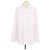 Autre Marque Camisa de manga larga Neoma Aje de lino bordado rosa claro con bolsillo