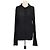 Autre Marque Saint Laurent Polo a maniche lunghe in maglia di lana nera Nero